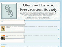 Tablet Screenshot of historyofglencoe.blogspot.com