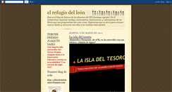 Desktop Screenshot of elrefugiodelleon.blogspot.com