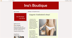 Desktop Screenshot of inasboutique.blogspot.com