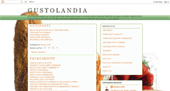 Desktop Screenshot of gustolandia.blogspot.com