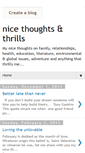 Mobile Screenshot of nicethoughtsnthrills.blogspot.com