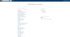 Desktop Screenshot of deforein.blogspot.com