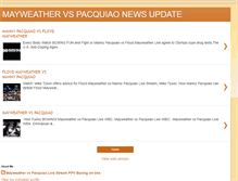 Tablet Screenshot of mayweathervspacquiao24.blogspot.com