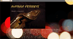 Desktop Screenshot of alfonsoferrete.blogspot.com