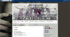 Desktop Screenshot of jornalnovag.blogspot.com