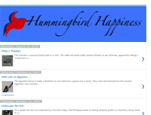 Tablet Screenshot of hummingbirdhappiness.blogspot.com