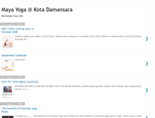 Tablet Screenshot of maya-yoga.blogspot.com