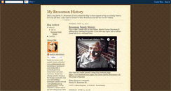 Desktop Screenshot of mybrossmanhistory.blogspot.com