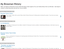 Tablet Screenshot of mybrossmanhistory.blogspot.com