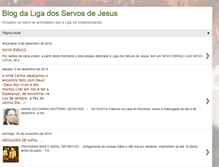 Tablet Screenshot of ligaservosjesus.blogspot.com