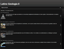 Tablet Screenshot of latinogeologiaii-dmv.blogspot.com