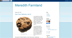 Desktop Screenshot of meredithfarmland.blogspot.com