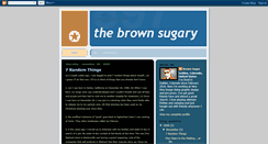 Desktop Screenshot of adambrownsugar.blogspot.com