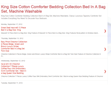 Tablet Screenshot of kingsizecottoncomforterbedinabagset.blogspot.com