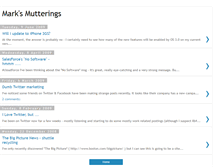 Tablet Screenshot of marksmutterings.blogspot.com