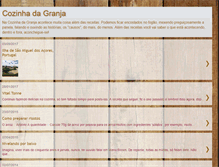 Tablet Screenshot of cozinhadagranja.blogspot.com