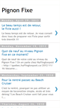 Mobile Screenshot of pignon-fixe-passion.blogspot.com