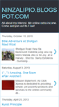 Mobile Screenshot of ninzalipio.blogspot.com