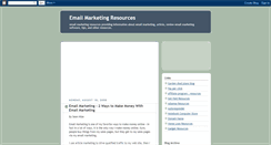 Desktop Screenshot of email-marketing-resources.blogspot.com