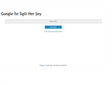Tablet Screenshot of googleileilgili.blogspot.com