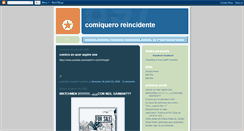 Desktop Screenshot of comiqueroreincidente.blogspot.com