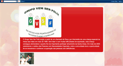 Desktop Screenshot of grupovemserfeliz.blogspot.com