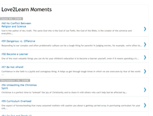 Tablet Screenshot of love2learnmoments.blogspot.com