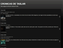 Tablet Screenshot of cronicasdetaslar.blogspot.com