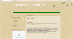 Desktop Screenshot of pensadoracompulsiva.blogspot.com