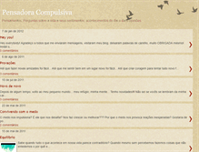 Tablet Screenshot of pensadoracompulsiva.blogspot.com