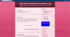 Desktop Screenshot of kayla-banks-pic.blogspot.com