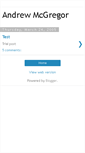 Mobile Screenshot of andrewmcgregor.blogspot.com