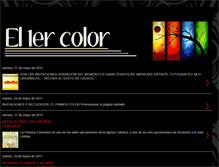 Tablet Screenshot of el1ercolor.blogspot.com