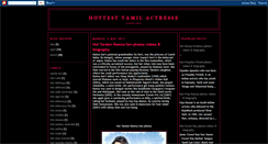 Desktop Screenshot of hottesttamilactresse.blogspot.com