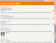 Tablet Screenshot of indiananaturists.blogspot.com