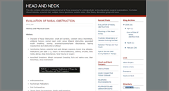 Desktop Screenshot of headnecksurgery.blogspot.com