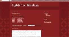 Desktop Screenshot of lightstohimilayahome.blogspot.com