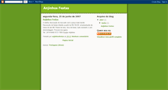Desktop Screenshot of anjinhos-festas.blogspot.com