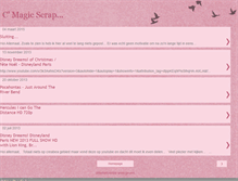 Tablet Screenshot of cmagic-scrap.blogspot.com