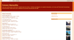 Desktop Screenshot of conocemaracaibo.blogspot.com