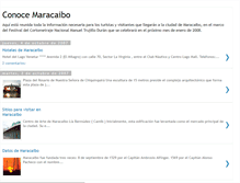 Tablet Screenshot of conocemaracaibo.blogspot.com