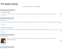 Tablet Screenshot of kaatzfamily.blogspot.com