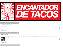 Tablet Screenshot of encantadordetacos.blogspot.com