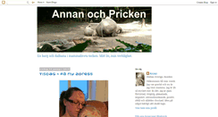 Desktop Screenshot of annanochpricken.blogspot.com