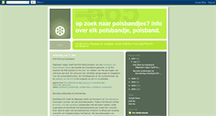 Desktop Screenshot of polsbandjes.blogspot.com