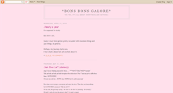 Desktop Screenshot of bonsbons.blogspot.com
