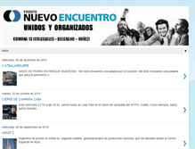 Tablet Screenshot of encuentrocomuna13.blogspot.com