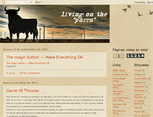 Tablet Screenshot of livingontheparra.blogspot.com