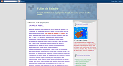 Desktop Screenshot of fullesdebaladre.blogspot.com
