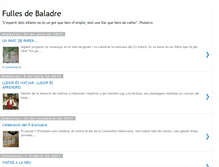 Tablet Screenshot of fullesdebaladre.blogspot.com